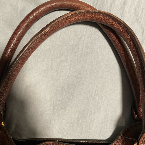 Burberry Brown Leather Shoulder Bag